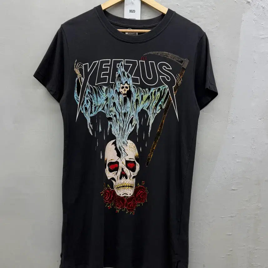[BUNJANG] Yeezus Skull Print T-Shirt (M) / (M) Yeezus 해골 프린팅 반팔 티셔츠