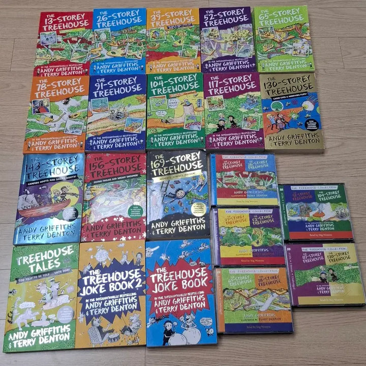 [BUNJANG] The 13-Story Treehouse Series (16 Books + 20 CDs) / 13층 나무집시리즈(16권+cd20개)