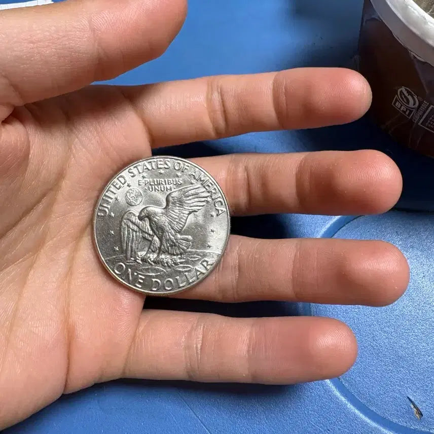 [BUNJANG] Eisenhower Dollar Coin - Random Year / 년도무관 랜덤으로 대형 아이젠하워 달러 하나 팔아요