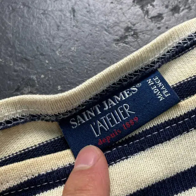 [BUNJANG] Saint James 95 Stripe Long Sleeve T-Shirt / 95 세인트제임스 단가라 롱슬리브