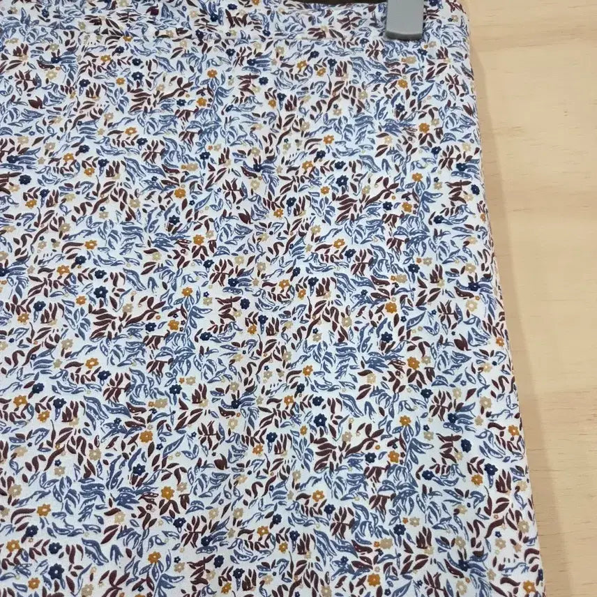 [BUNJANG] Floral Banding Midi Skirt / 373) 플로럴 패턴 밴딩 미디 스커트