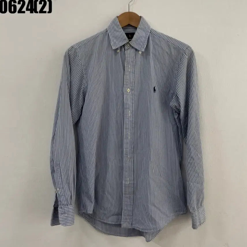 [BUNJANG] Polo Ralph Lauren Striped Shirt Blue / 폴로 랄프로렌 스트라이프 셔츠 블루