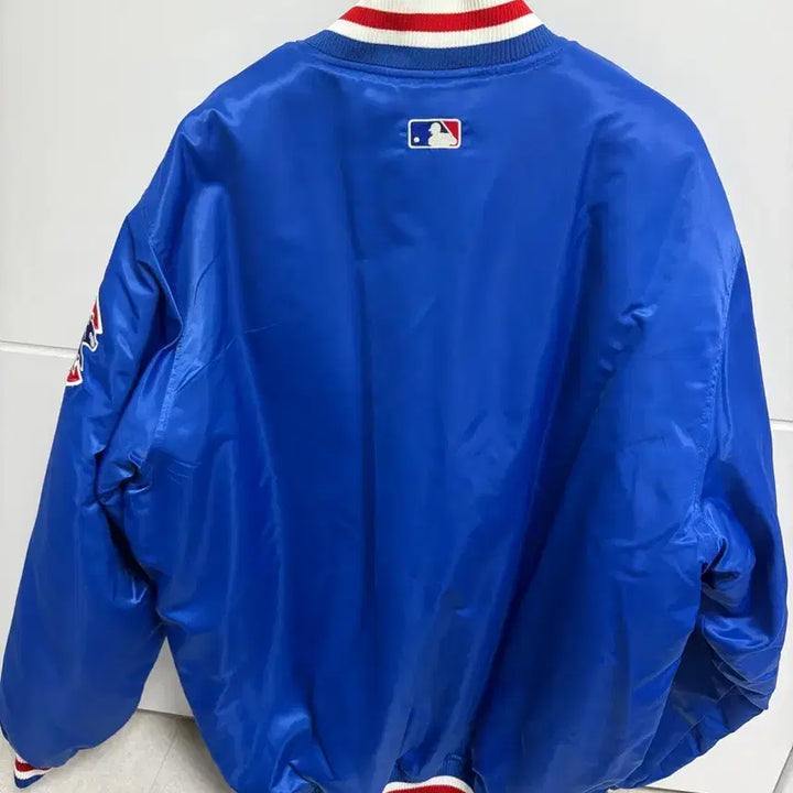 [BUNJANG] Majestic Chicago Cubs Satin Jacket / [L] 마제스틱 시카고 컵스 새틴 자켓