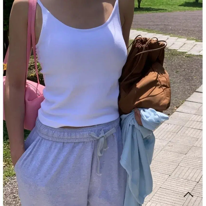 [BUNJANG] Around You Comfort Cap Sleeveless Cream / 어라운드율 컴포트 캡 스리브리스