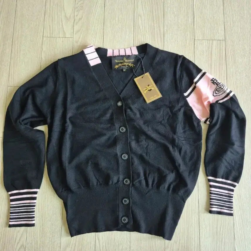 [BUNJANG] Vivienne Westwood Abravania Cardigan - Black, White, Grey / 새제품)비바안웨스트우드 애브로매니아 가디건  블랙/화이트/그레이