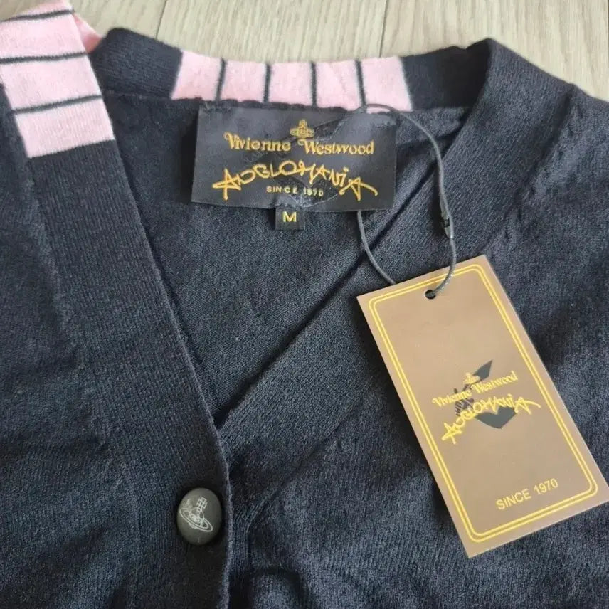 [BUNJANG] Vivienne Westwood Abravania Cardigan - Black, White, Grey / 새제품)비바안웨스트우드 애브로매니아 가디건  블랙/화이트/그레이