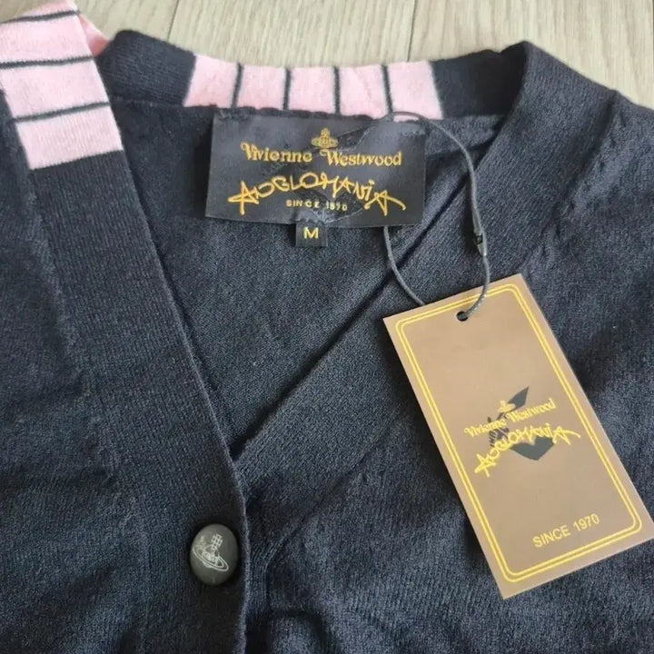 [BUNJANG] Vivienne Westwood Abravania Cardigan - Black, White, Grey / 새제품)비바안웨스트우드 애브로매니아 가디건  블랙/화이트/그레이