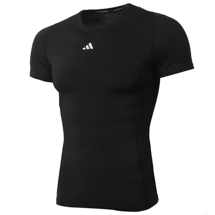 [BUNJANG] Adidas Techfit Short Sleeve Compression T-shirt XL / 아디다스 테크핏 반팔 컴프레션 티셔츠 XL