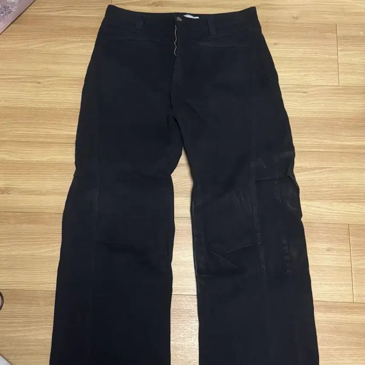 [BUNJANG] Black Rabbit Stonewashed Wide Pants / 블랙래빗 스톤워싱 와이드 팬츠