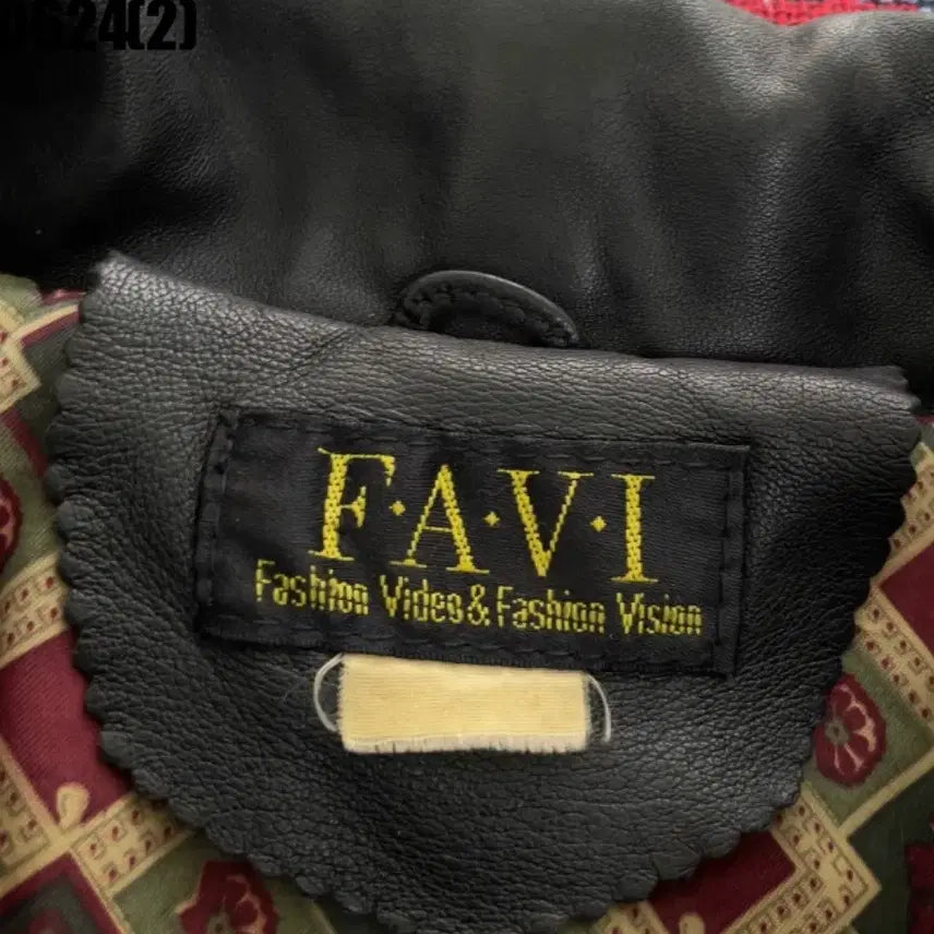 [BUNJANG] FAVI Leather Jacket Black / FAVI 레더 자켓 블랙