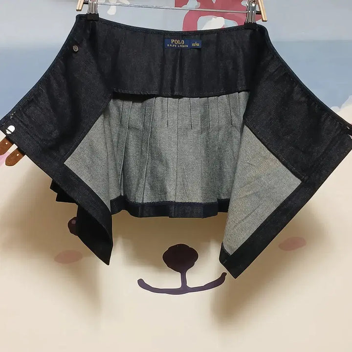 [BUNJANG] Polo Ralph Lauren Denim Wrap Mini Skirt / (2) 폴로 랄프로렌 데님 랩 미니 스커트 청치마