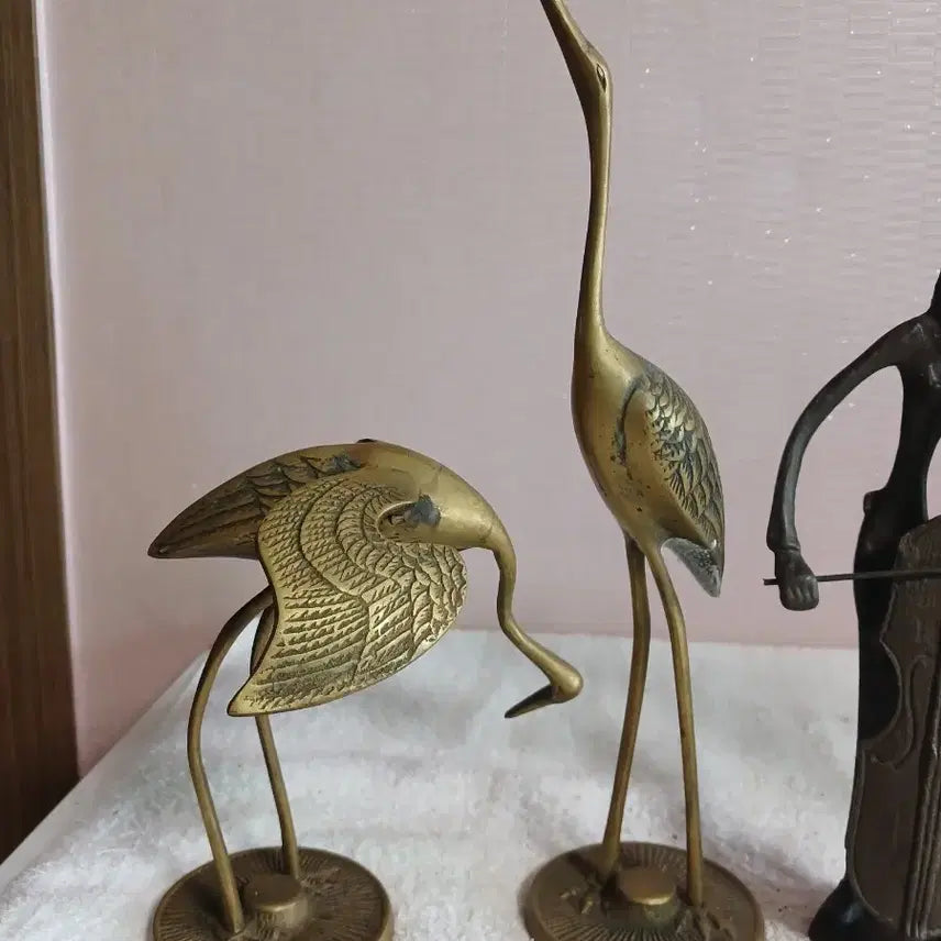 [BUNJANG] Bronze Crane Musicians Bundle / 동 학  /  악기 연주자 일괄