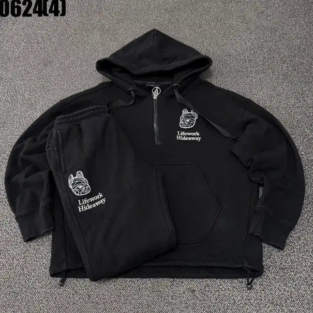 [BUNJANG] LifeWork Hoodie Training Set / 라이프워크 후드 트레이닝 세트 S 0624
