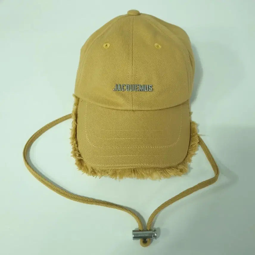 [BUNJANG] Jacquemus Le Chapeau Casquette Artichoke Fringe Baseball Cap Light Yellow / 자크뮈스 라 카스케트 아티초크 프린지 베이스 볼캡 라이트 옐로우
