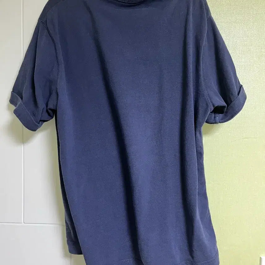 [BUNJANG] JWA Bi-Color Long-Sleeve T-Shirt Navy / 바이컬러 T