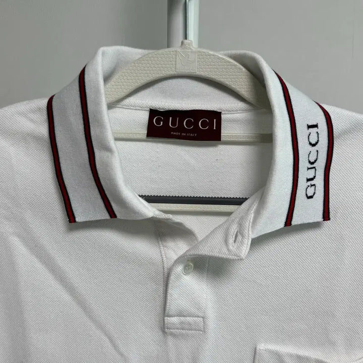 [BUNJANG] Gucci Signature Logo Short Sleeve Polo Shirt / 구찌 반팔 카라티