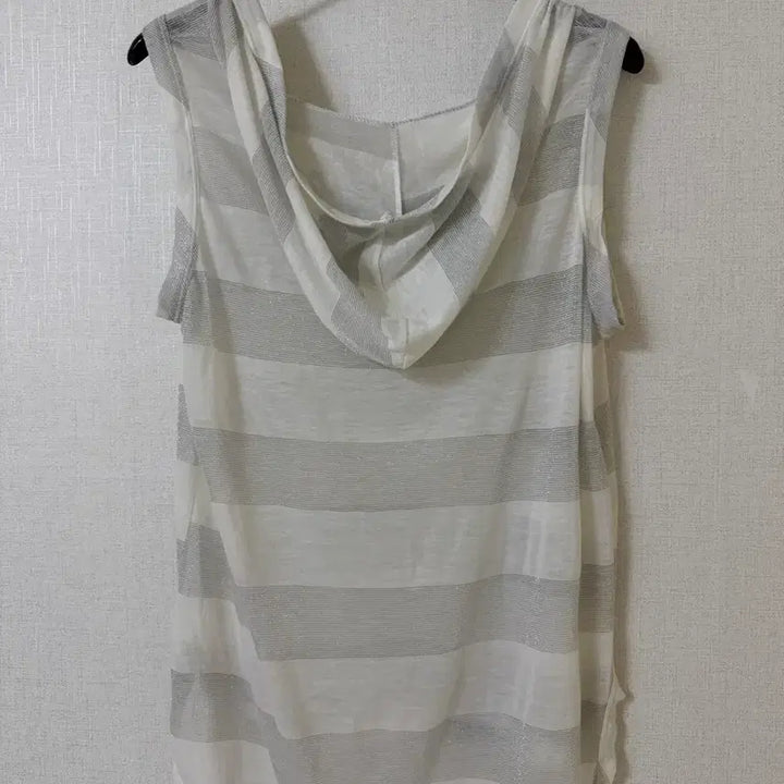 [BUNJANG] Japan Vintage Stripe Sleeveless Hoodie / 재팬 빈티지 스트라이프 후디 슬리브리스