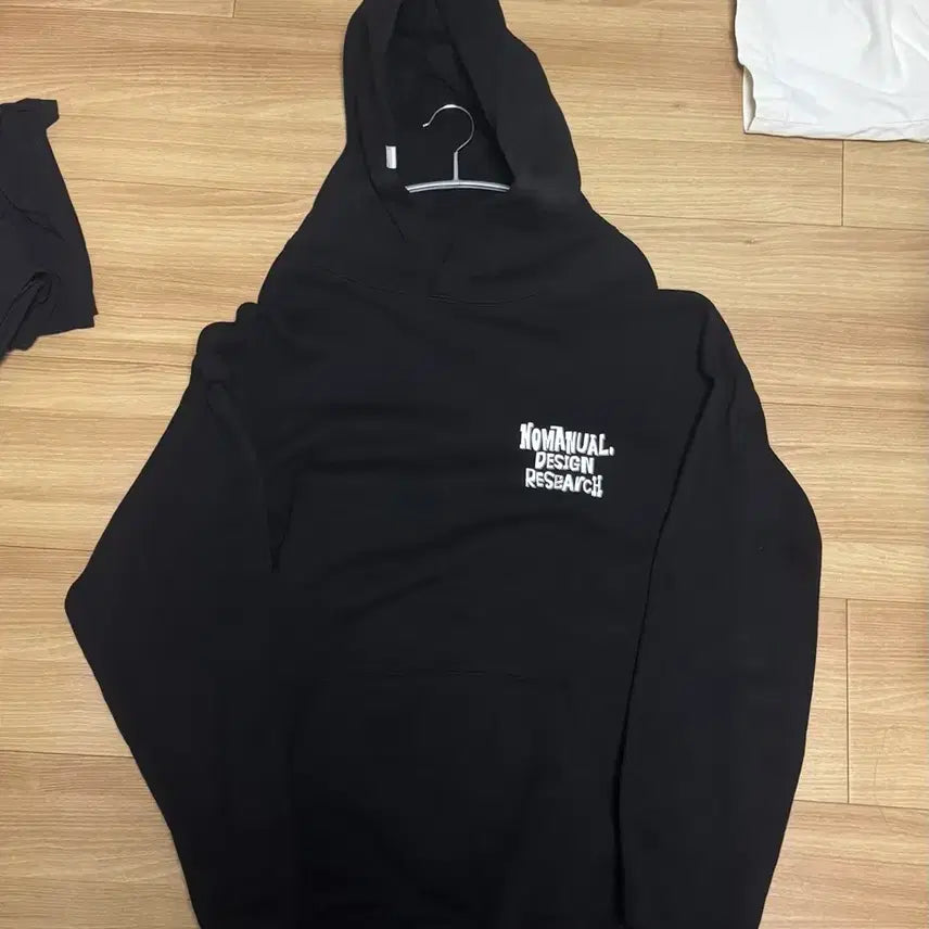 [BUNJANG] No Manual Hoodie Black / 노메뉴얼 후드티