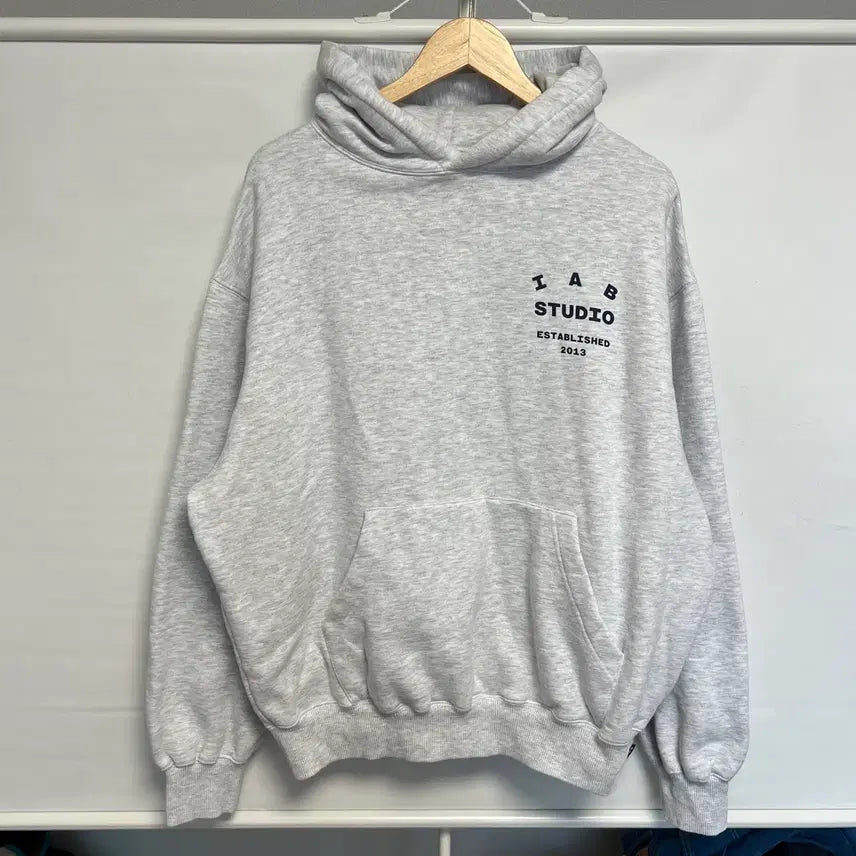 [BUNJANG] IAB Studio 25 Light Grey Hoodie XL / [정품/XL] *새상품 아이앱 스튜디오 25 라이트그레이 후드티