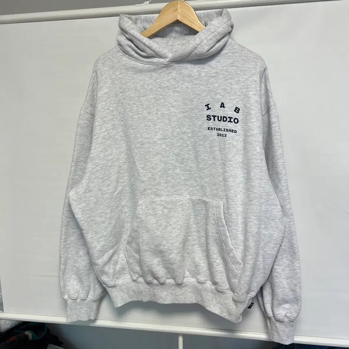[BUNJANG] IAB Studio 25 Light Grey Hoodie XL / [정품/XL] *새상품 아이앱 스튜디오 25 라이트그레이 후드티