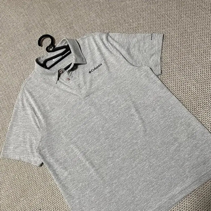 [BUNJANG] Columbia Short-Sleeve Collar T-Shirt Size L (100) / L 컬럼비아 반팔 카라티셔츠 B.8252