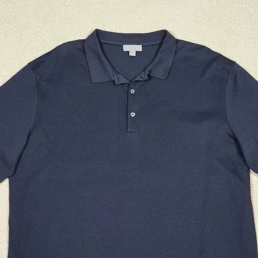 [BUNJANG] COS Textured Short Sleeve Polo T-Shirt XL / [COS] 텍스처드 반팔 폴로 티셔츠 | S00480