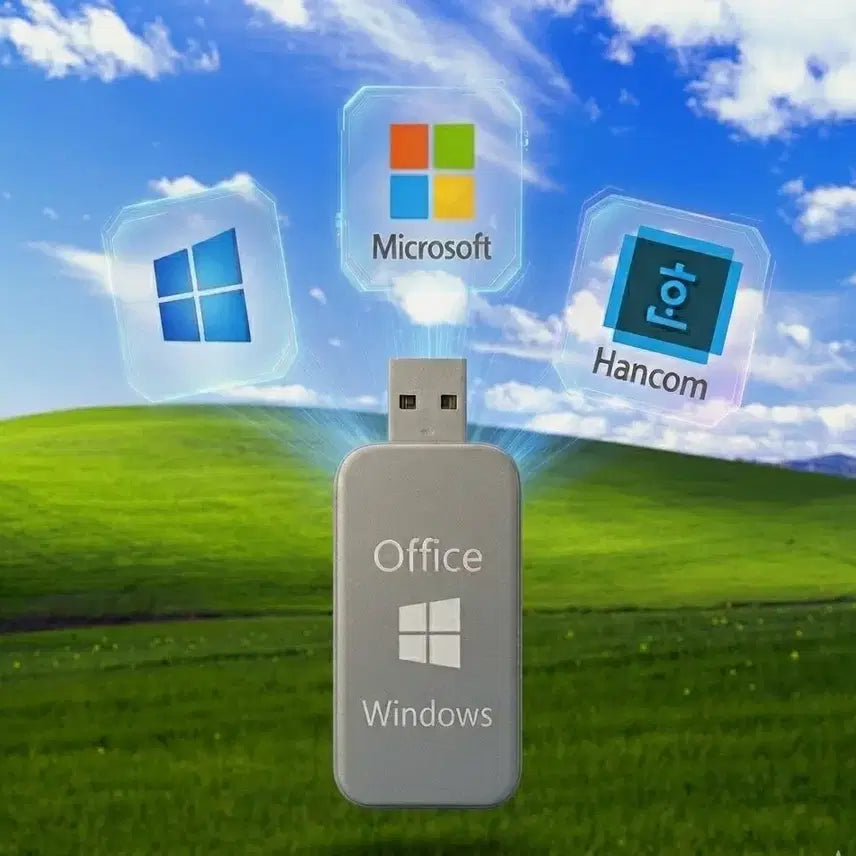 [BUNJANG] Windows 11 Pro + MS Office 2024 + Hancom Office 2024 (Multilingual) / 윈도우11 + 오피스 ( 한글,한컴,엑셀,MS,워드)