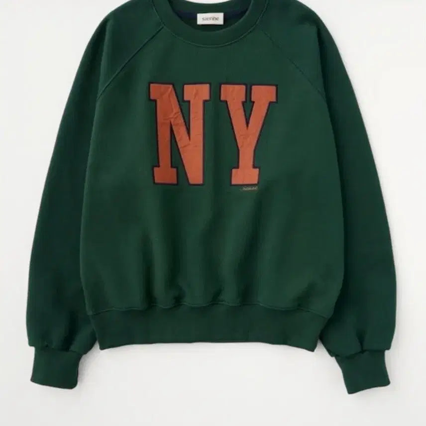 [BUNJANG] Sienne NY Sweatshirt Green / 시엔느 NY맨투맨