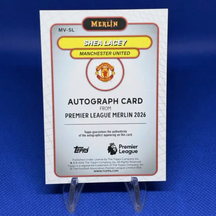 [BUNJANG] 2026 Topps Merlin Premier League Shay Given 99 Limited Auto / 26 탑스 멀린 프리미어 리그 셰아 레이시 99한정 오토