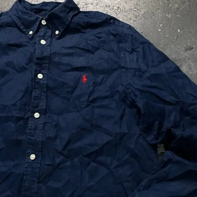 [BUNJANG] Polo Ralph Lauren Linen Shirt / 95 폴로 랄프로렌 신형 린넨 셔츠