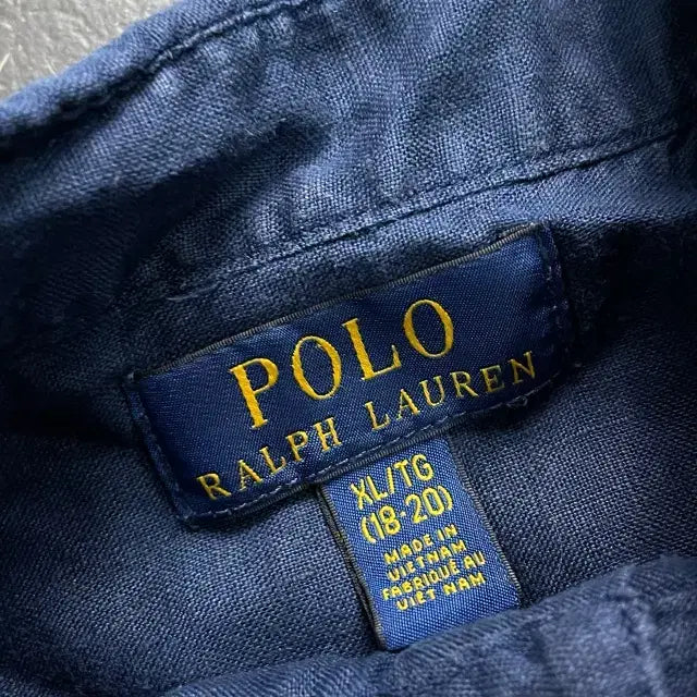 [BUNJANG] Polo Ralph Lauren Linen Shirt / 95 폴로 랄프로렌 신형 린넨 셔츠