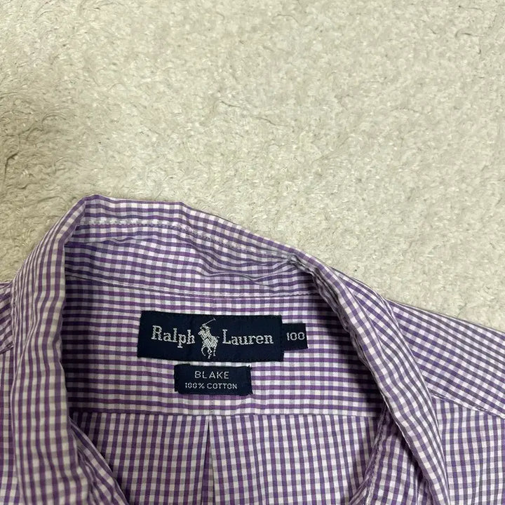 [BUNJANG] Polo Ralph Lauren Check Short Sleeve Shirt / 폴로 랄프로렌 체크 반팔 셔츠 100