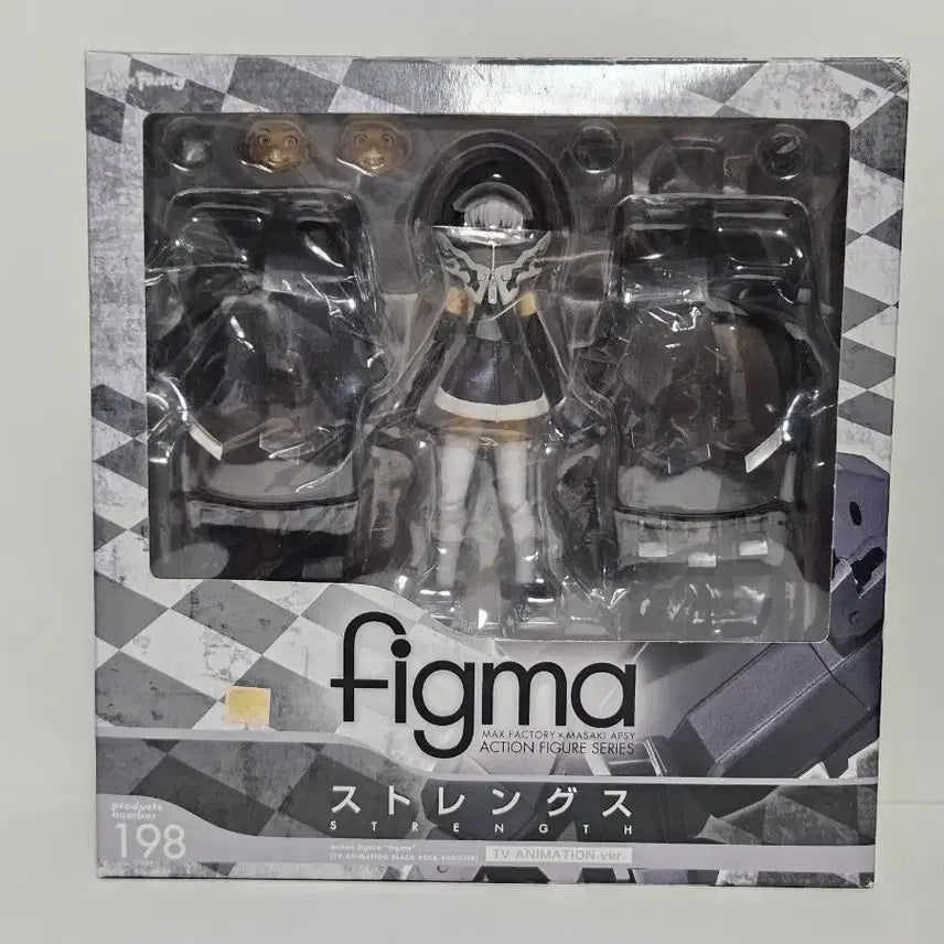 [BUNJANG] Figma Strength TVA Action Figure Black Rock Shooter Series / 6월까지)중고품)피그마figma 스트렝스 TVA액션피규어 블랙록슈터시리즈