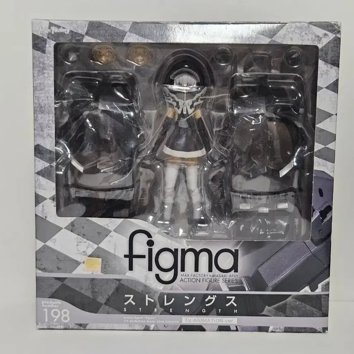 [BUNJANG] Figma Strength TVA Action Figure Black Rock Shooter Series / 6월까지)중고품)피그마figma 스트렝스 TVA액션피규어 블랙록슈터시리즈