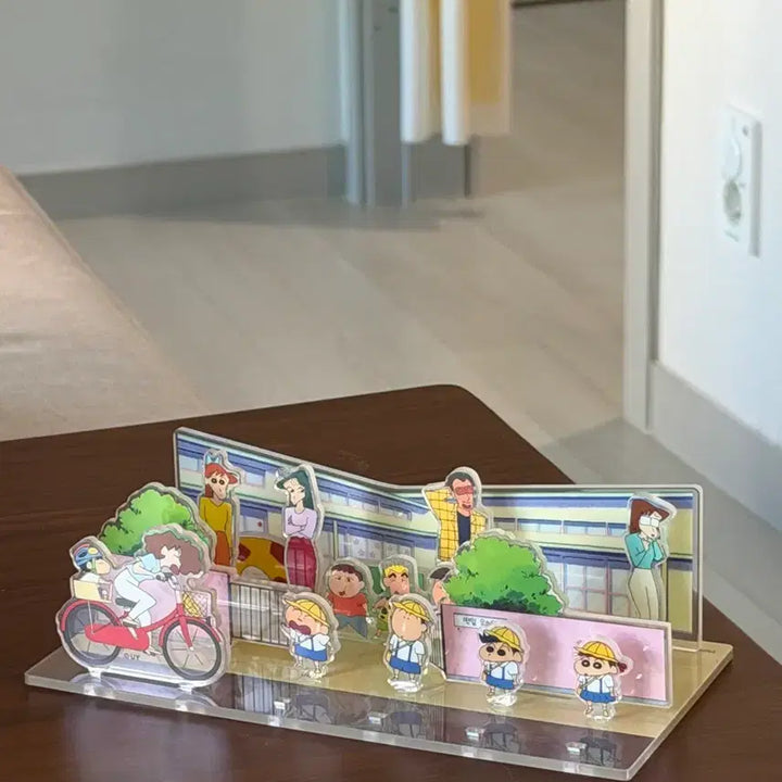 [BUNJANG] Crayon Shin-chan Diorama Acrylic Stand Bundle Set / 짱구는 못말려 디오라마 아크릴 스탠드 일괄