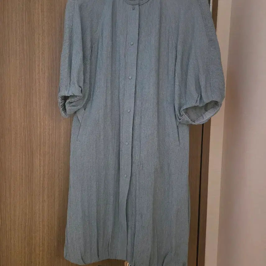 [BUNJANG] KUHO Short Sleeve Long Jacket - Grey / 구호 그레이 반팔롱쟈켓/새상품