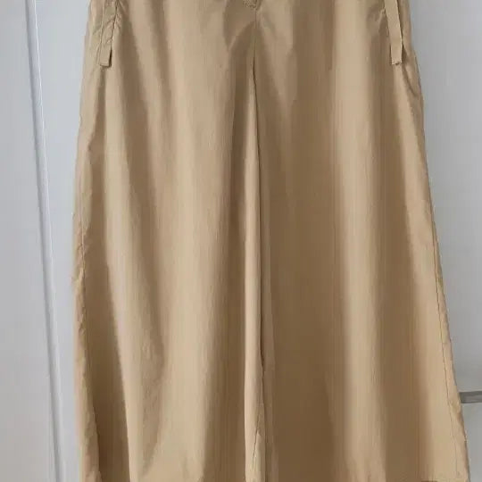 [BUNJANG] Olivia Hassler Beige Linen Wide Pants / 베이지 린넨 와이드 팬츠  올리비아허슬러