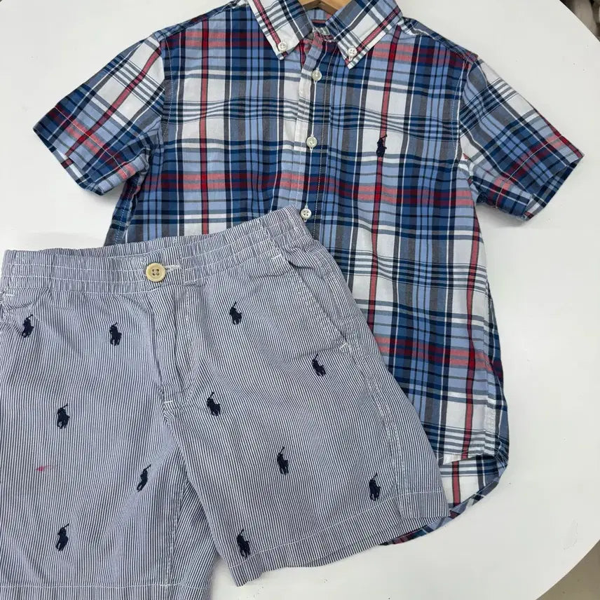 [BUNJANG] Polo Kids Half Sleeve Shirt Size 4T / (100) 폴로 키즈  반팔 셔츠 4t