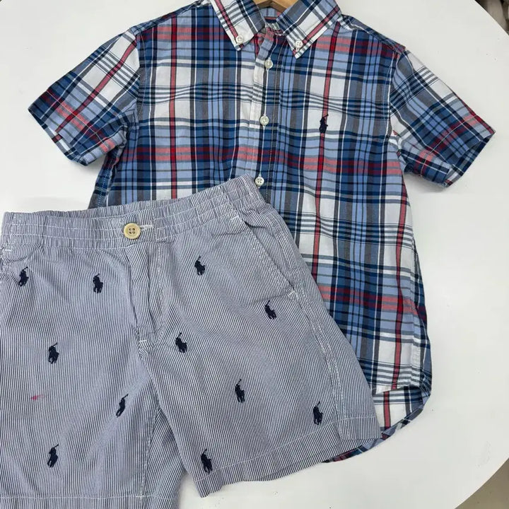 [BUNJANG] Polo Kids Half Sleeve Shirt Size 4T / (100) 폴로 키즈  반팔 셔츠 4t