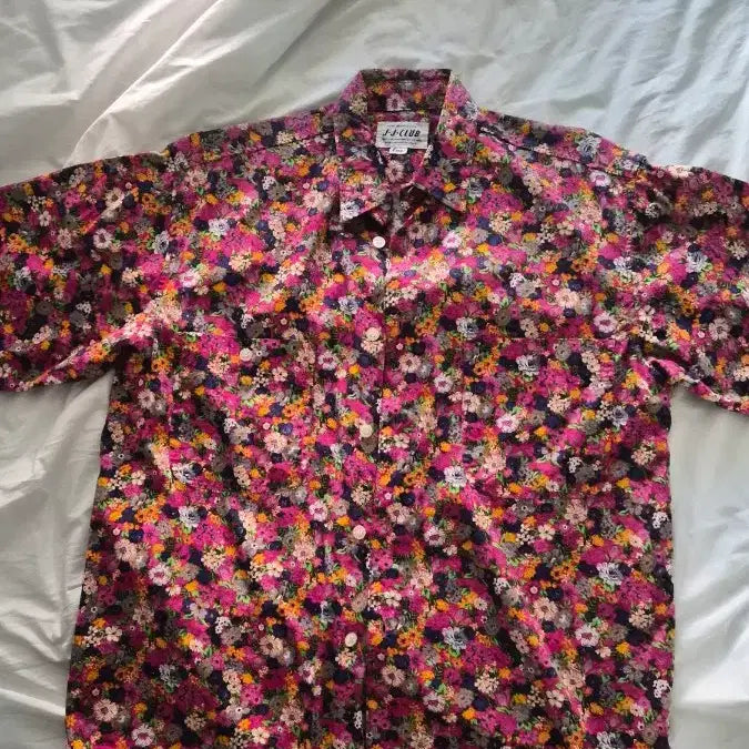 [BUNJANG] Floral Shirt Free Size / 플로럴 셔츠 FREE 사이즈