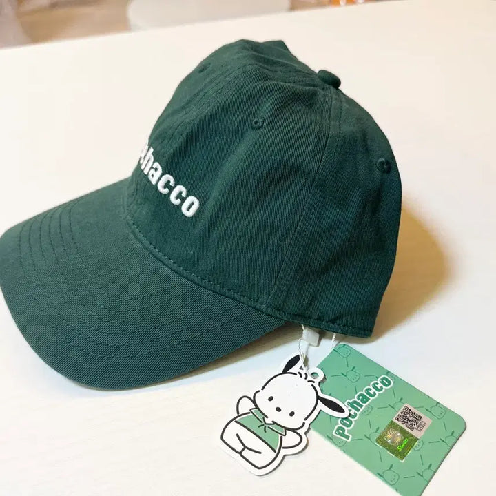 [BUNJANG] Sanrio Pochacco Green Baseball Cap / 산리오 정품 포차코 그린 볼캡 야구모자 새상품