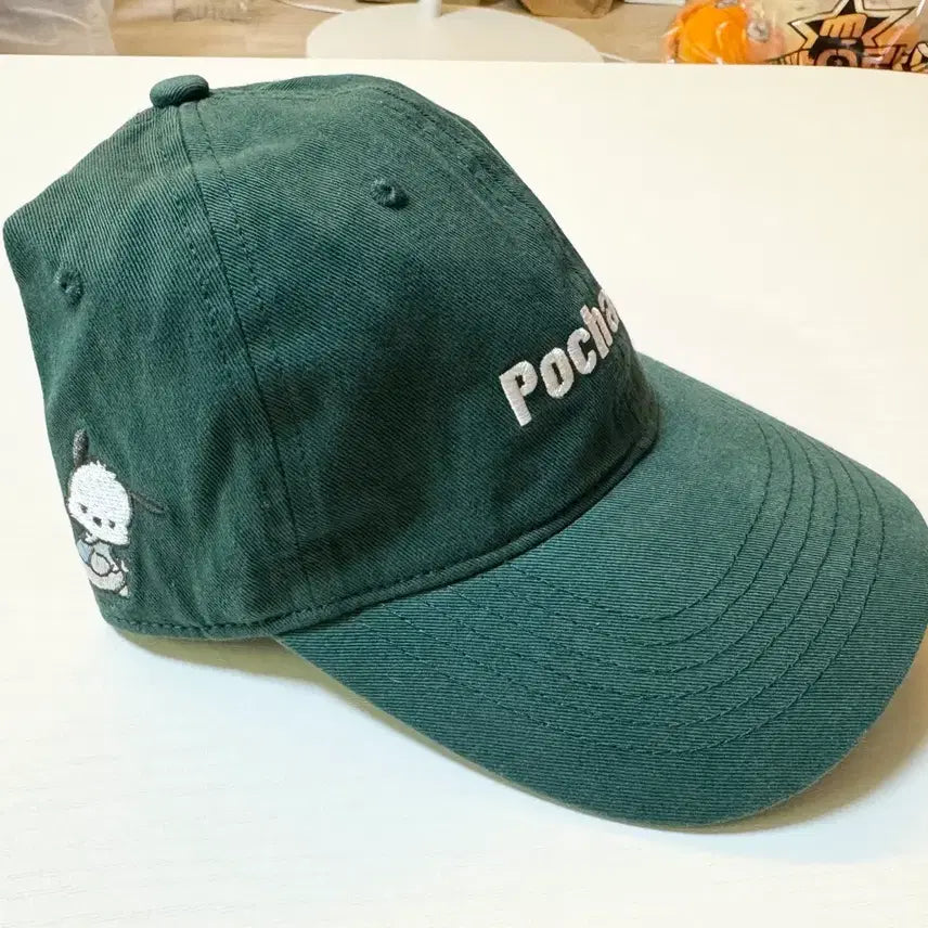 [BUNJANG] Sanrio Pochacco Green Baseball Cap / 산리오 정품 포차코 그린 볼캡 야구모자 새상품