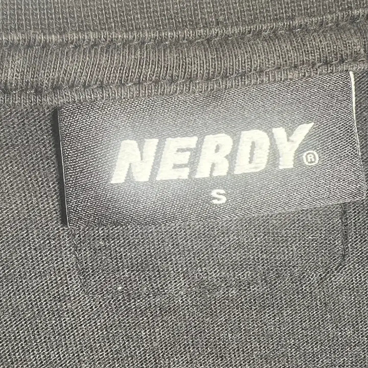 [BUNJANG] Nerdy Black Short Sleeve T-Shirt Size S / NERDY 널디 블랙 반팔 티셔츠 S