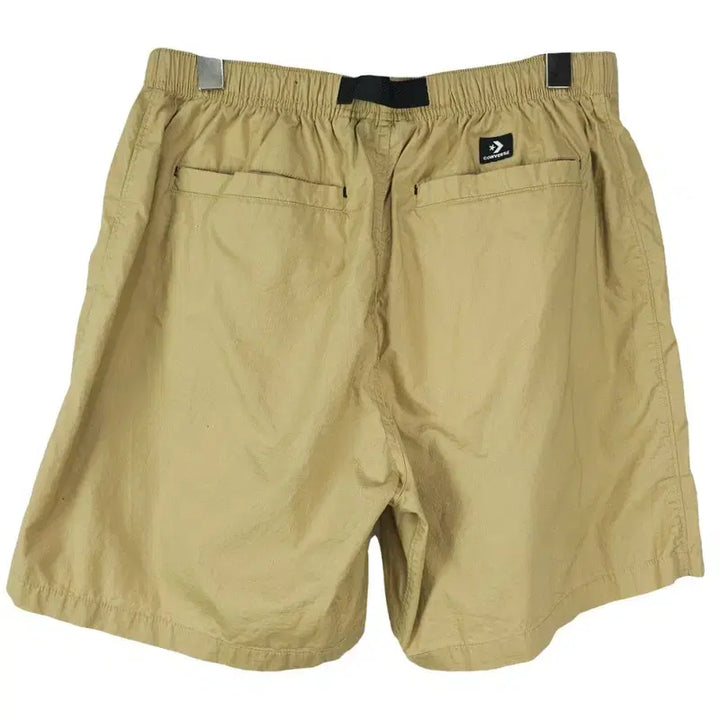 [BUNJANG] Converse Vintage Cotton Half Pants Beige / 컨버스 빈티지 밴딩 코튼 하프 팬츠 반바지 베이지 M21265