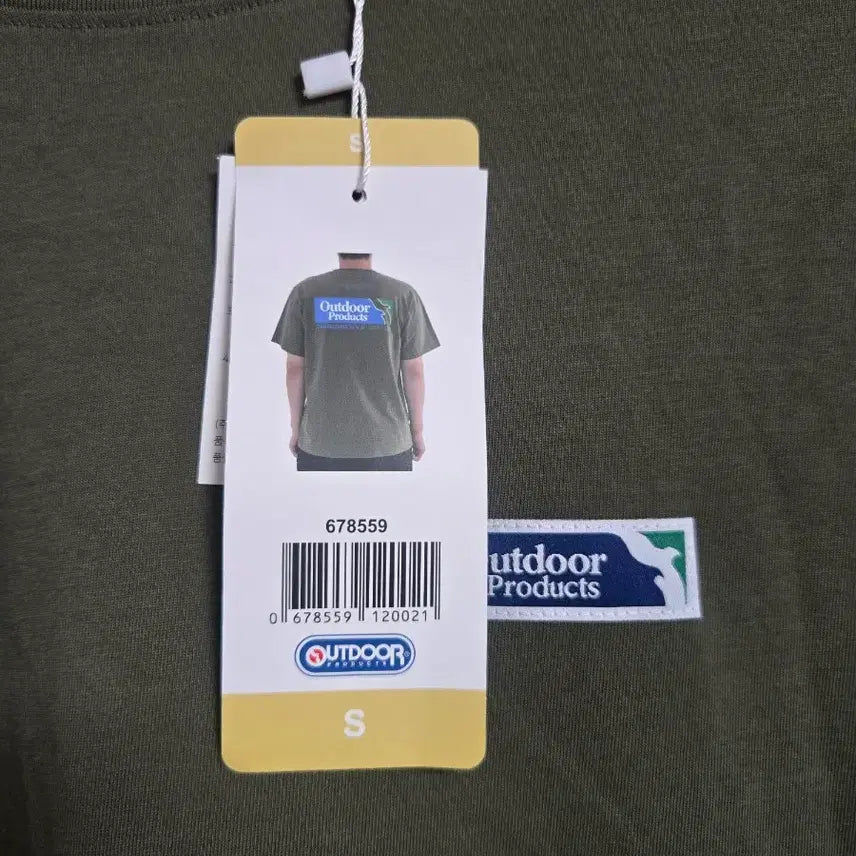 [BUNJANG] Outdoor Products Cotton Short Sleeve T-Shirt Khaki S / 정품 새상품 아웃도어 프로덕츠 반팔티 카키 S