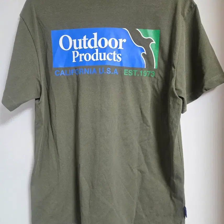 [BUNJANG] Outdoor Products Cotton Short Sleeve T-Shirt Khaki S / 정품 새상품 아웃도어 프로덕츠 반팔티 카키 S
