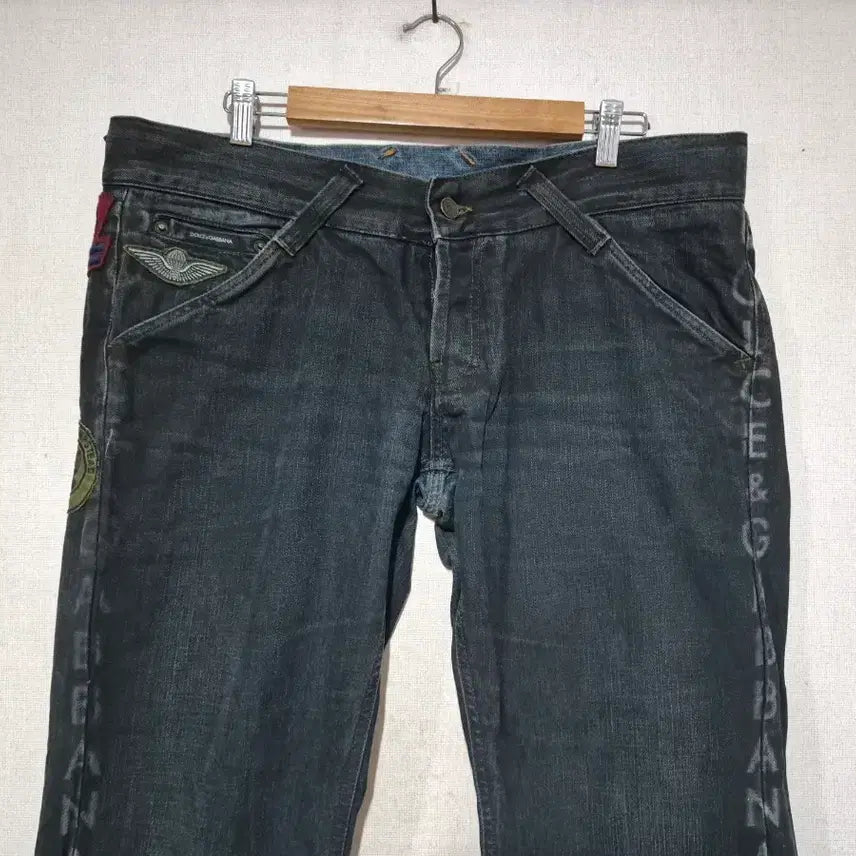 [BUNJANG] Dolce &amp; Gabbana Logo Wash Denim Pants Size 54 / 돌체앤가바나 데님팬츠 54