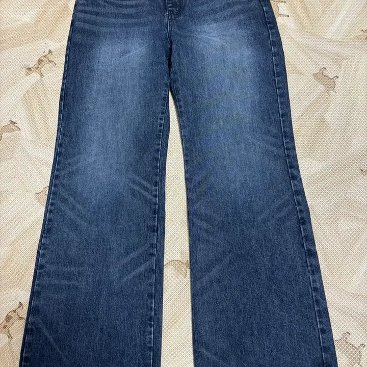 [BUNJANG] Waveness Panorama Washing Flare Denim Pants - Washing Blue / 웨이비니스 파노라마 워싱 플레어 데님 팬츠 - 워싱 블루
