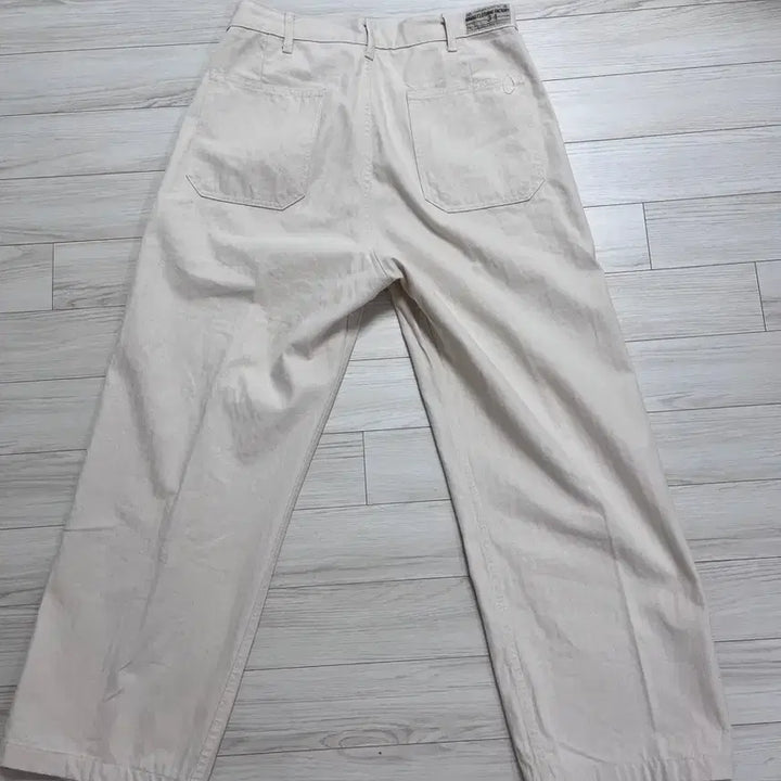 [BUNJANG] NAVAL CLOTHING FACTORY Herringbone Cotton Pants Beige 34 / 브론슨 헤링본 팬츠