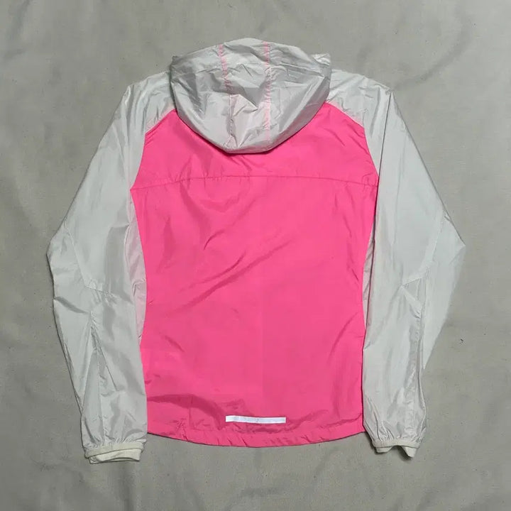 [BUNJANG] Nike Running Colorblock Windbreaker Jacket Pink White / L 나이키 러닝 핑크 화이트 배색 바람막이